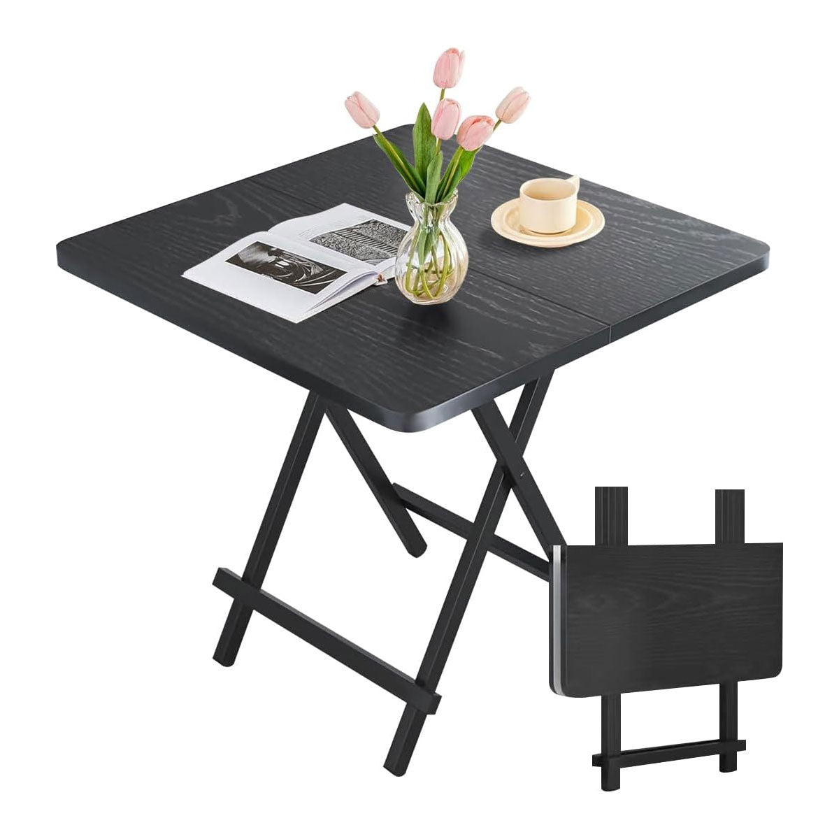 Folding Dining Table Portable Space Saving Compact Household Design