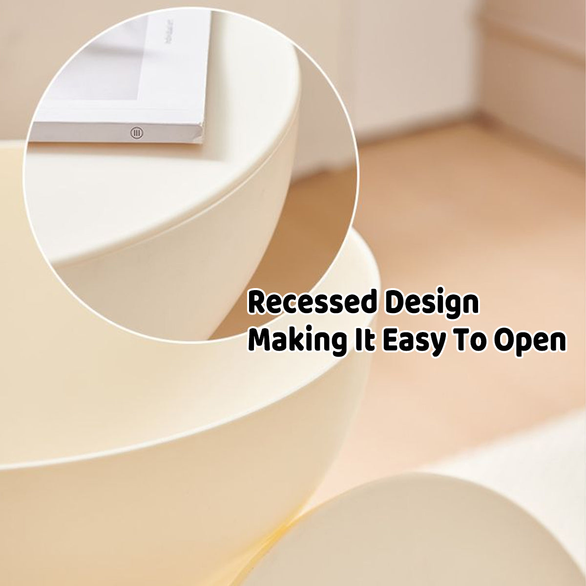 Creative Small Coffee Table with Hidden Storage Design