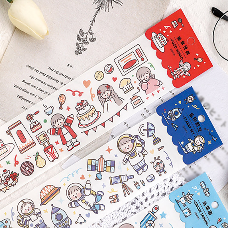 8 Styles DIY Journal Decoration Stickers for Diary