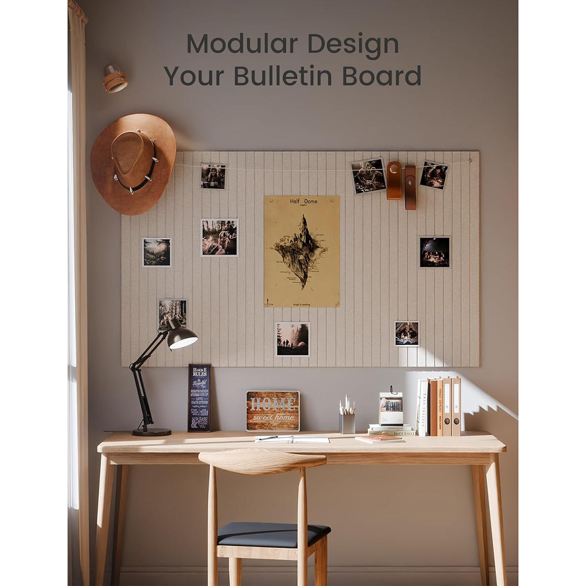 12 Pack Vertical Grain Felt Backdrop Panels for Office