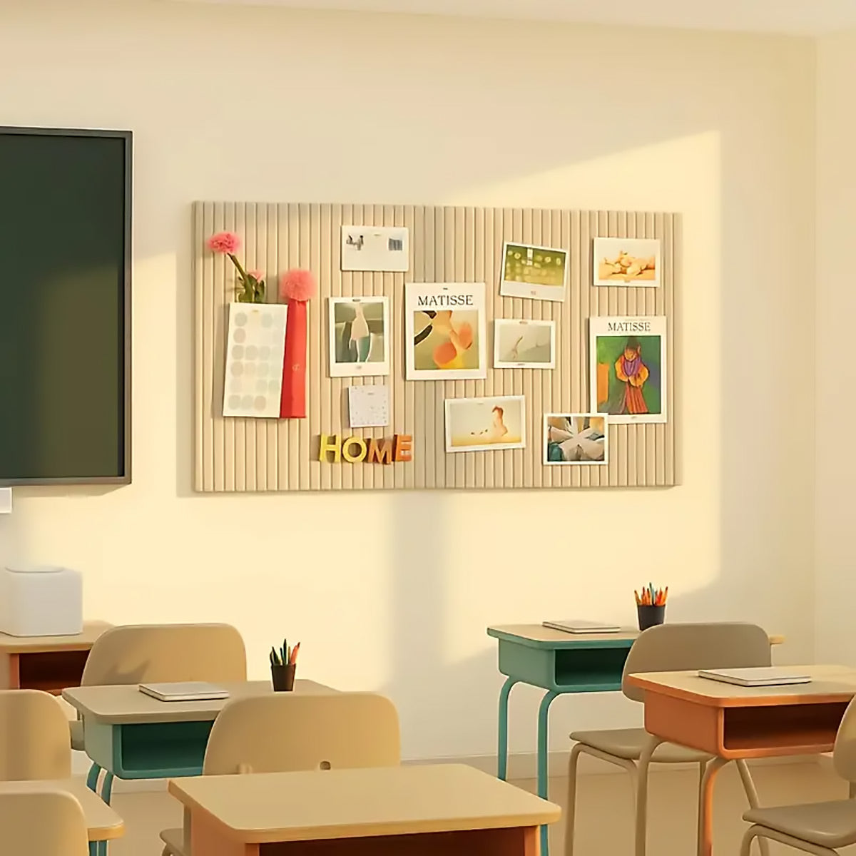 12 Pack Vertical Grain Felt Backdrop Panels for Office