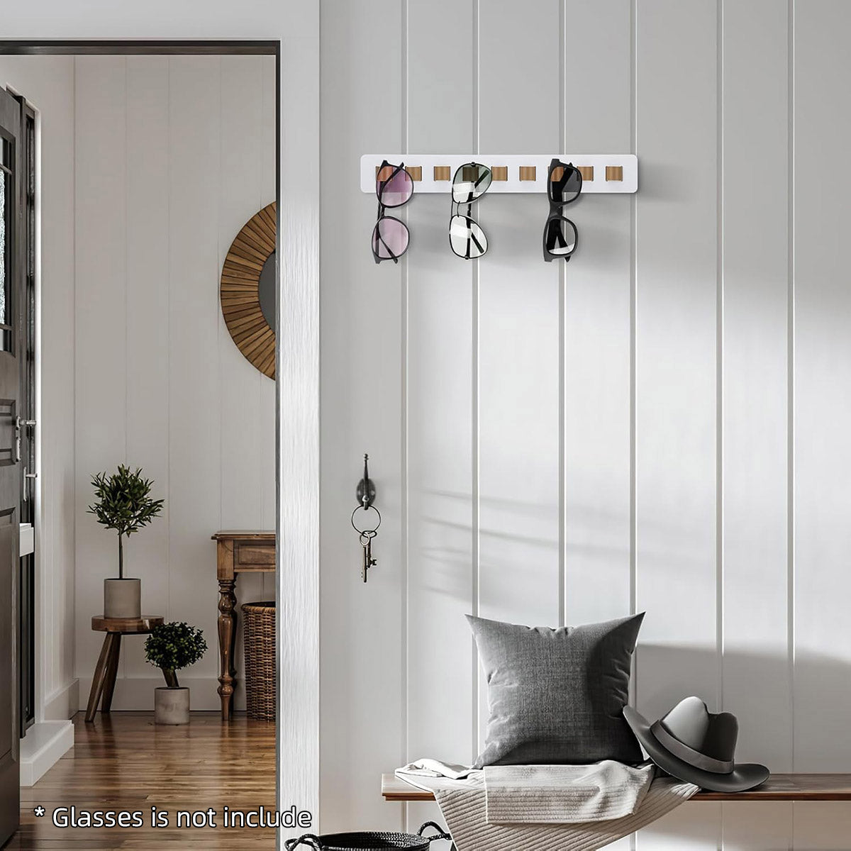 Wall Mount Glasses Rack Sunglasses Organiser