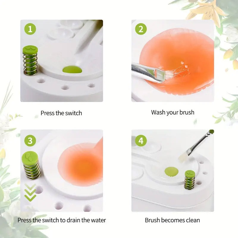 Brush Cleaner Fresh Water Cycle Washer for Brushes