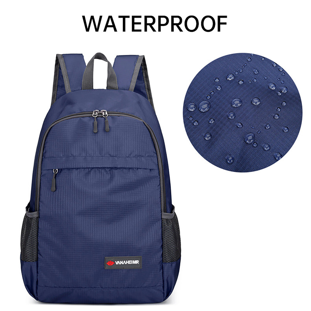 Waterproof Folding Backpack with Lightweight Large Capacity Design