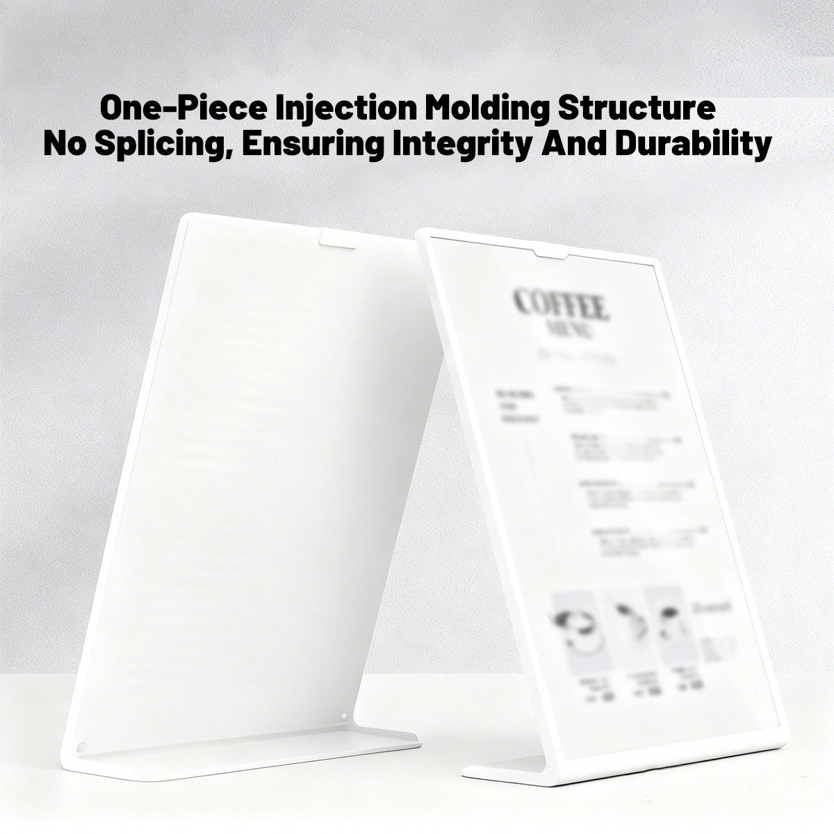 4 Pcs A4 Desktop Display Stand for Menu and Signs