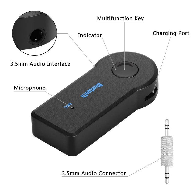 Bluetooth Receiver 3.5mm Wireless Audio Adapter Car