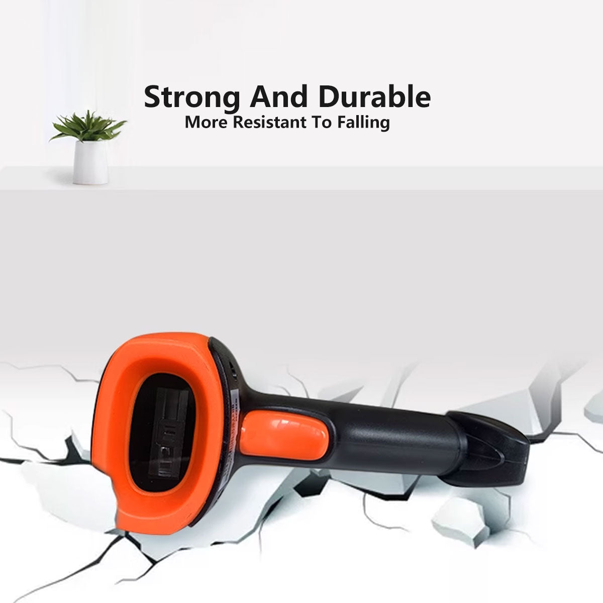 Wireless 2D Barcode Scanner Handheld QR Code Scanning Gun