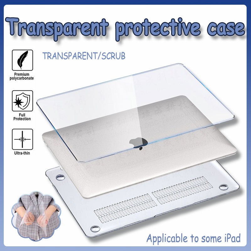 Lightweight Clear Frosted Hard Case Cover for MacBook