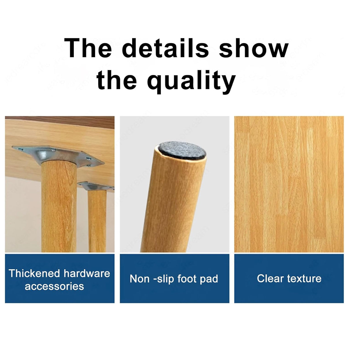 Simple Rectangular Computer Desk Home Office Study Desk 80 × 40 cm