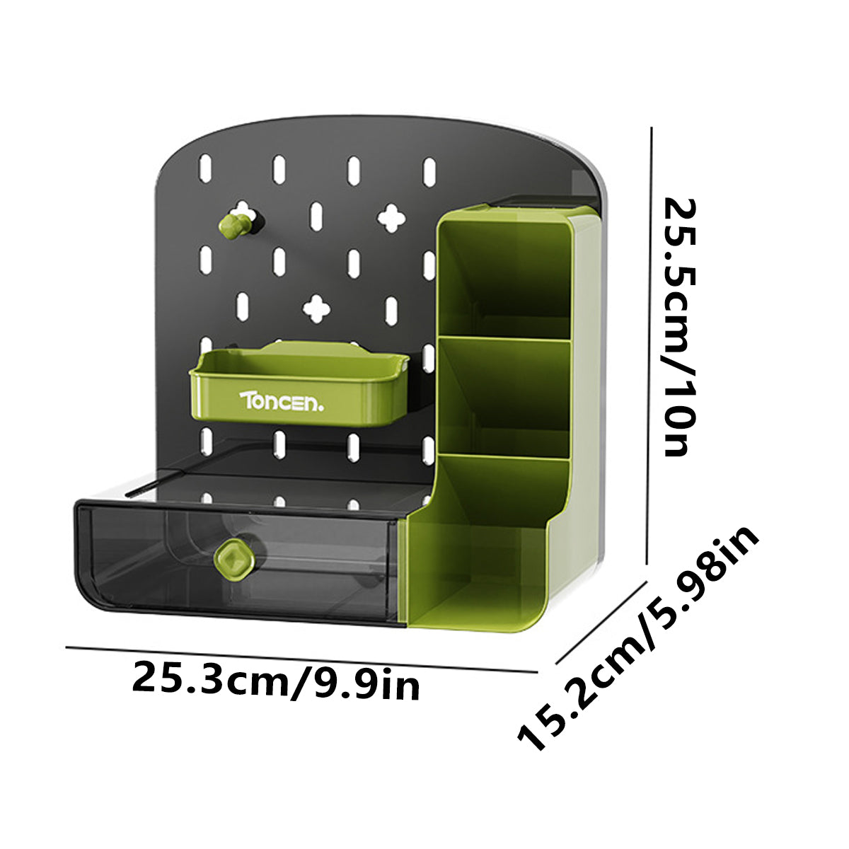 Desktop Storage Box with Drawer Divider for Office and Home