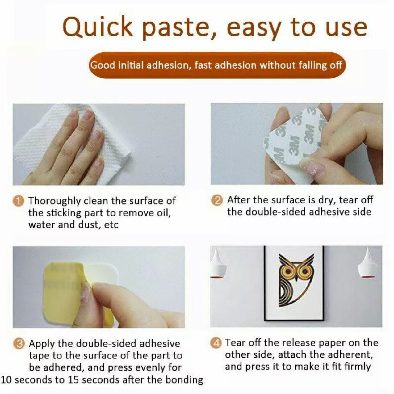 Double Sided Foam Tape Round Square Adhesive Pads