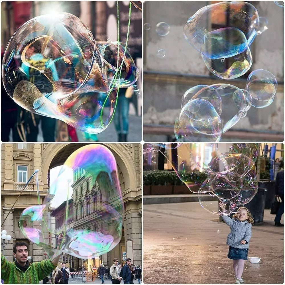 1.2m Telescopic Bubble Wand with 3 Rope Shapes