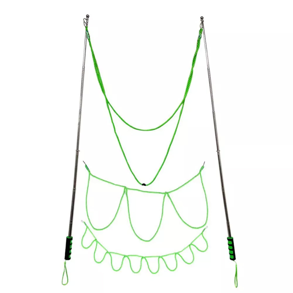 1.2m Telescopic Bubble Wand with 3 Rope Shapes