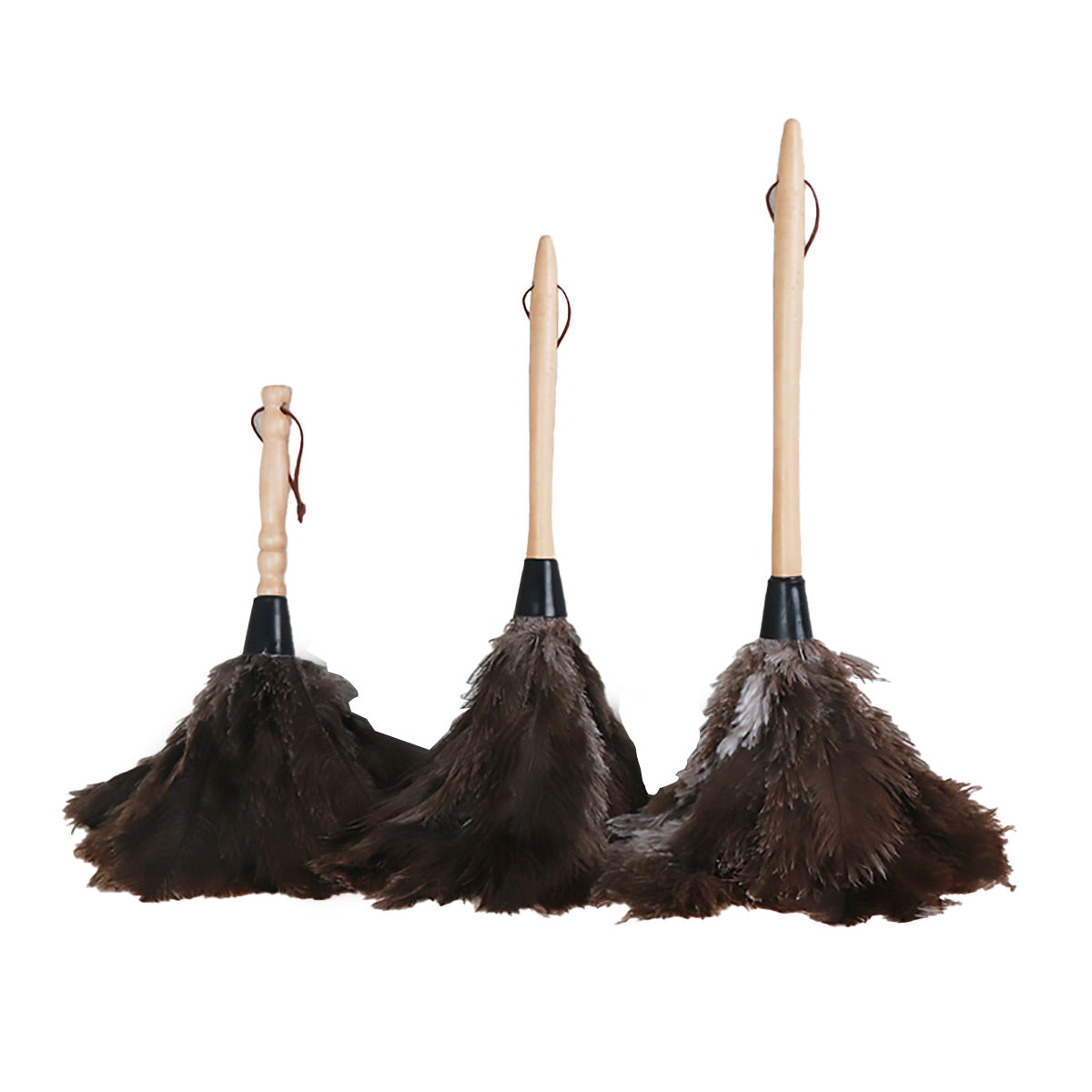 Ostrich Feather Duster with Strap for Home Cleaning