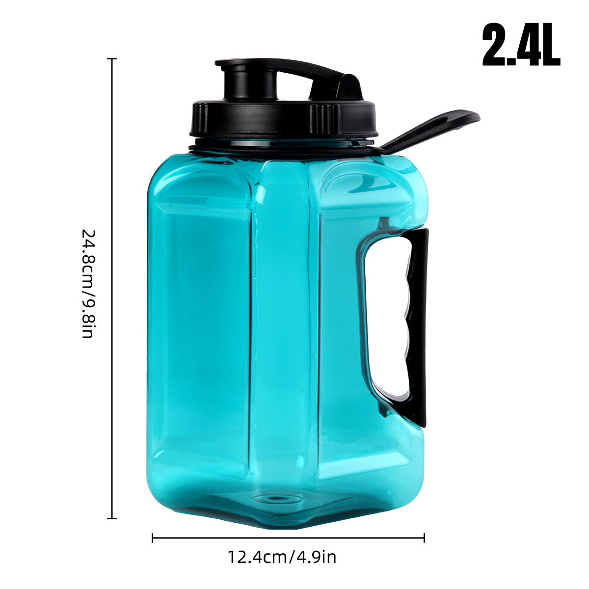 2.4L Large Capacity Water Bottle for Outdoor Sports