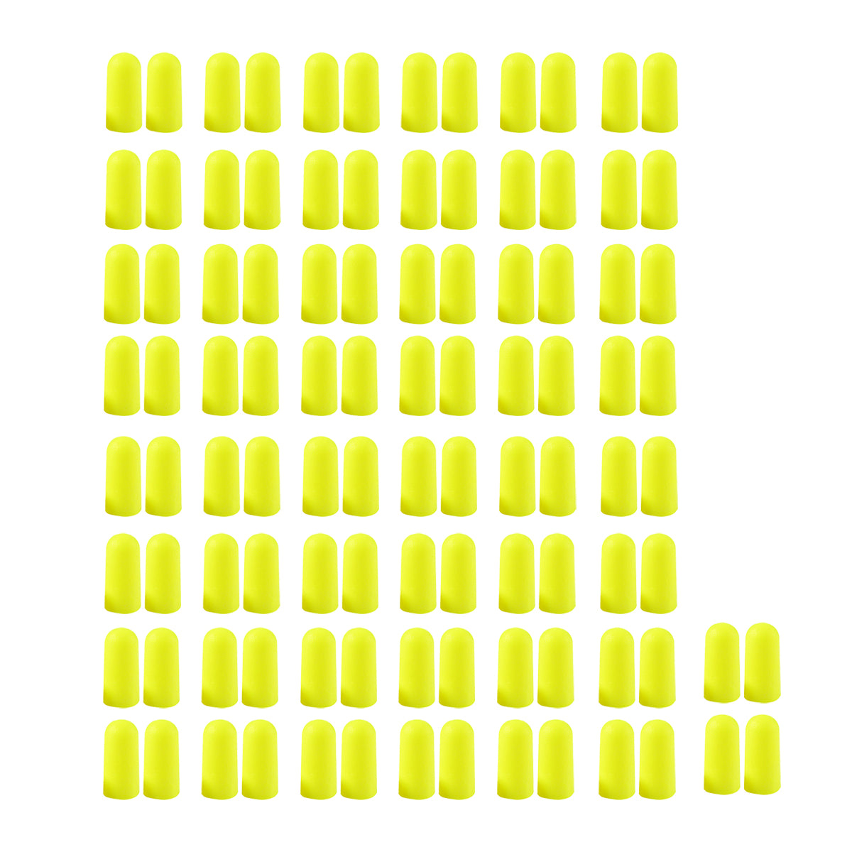 3M Foam Earplugs Yellow Moisture Resistant Soft Fit