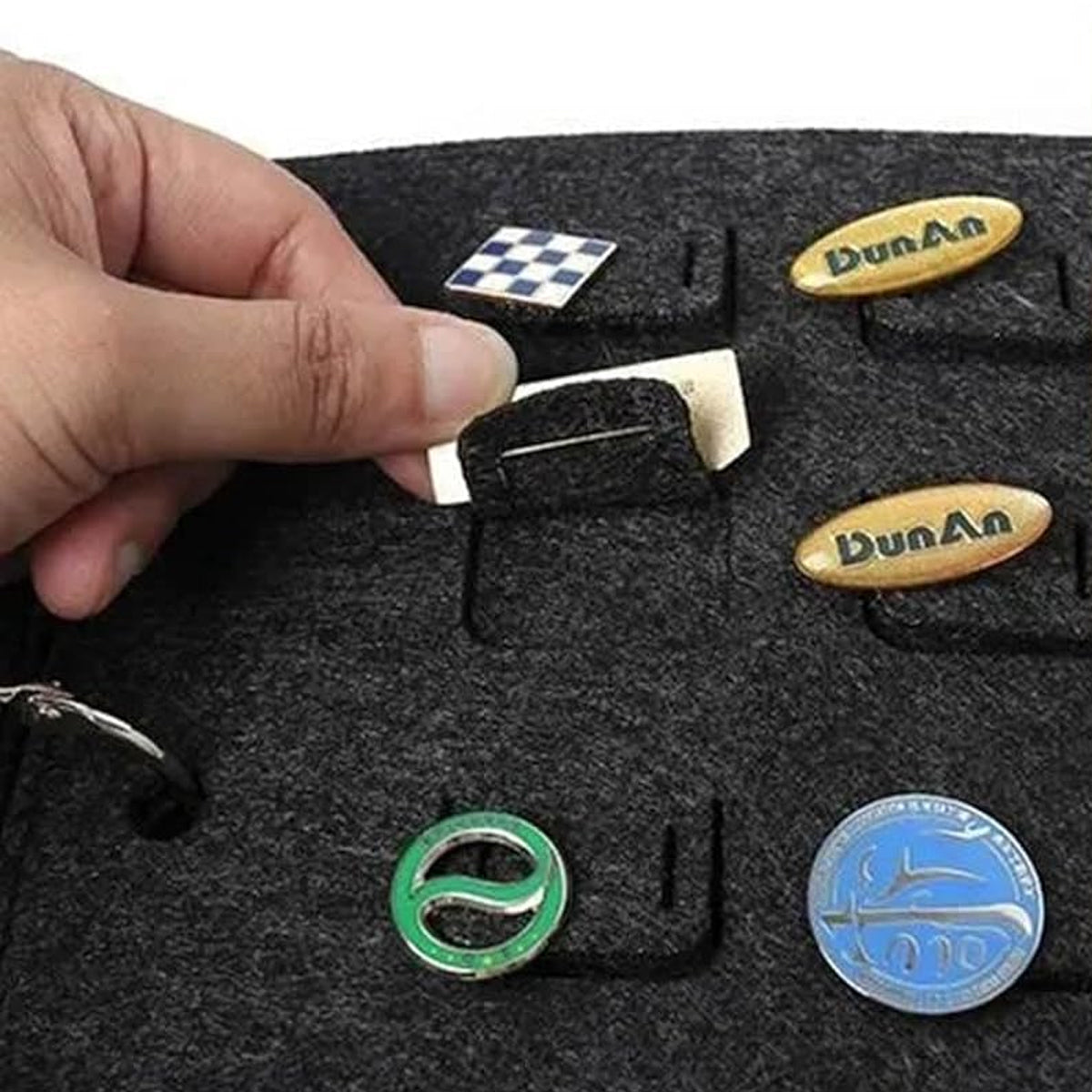 Felt Storage Book Loose-Leaf Folder for Badge Brooches