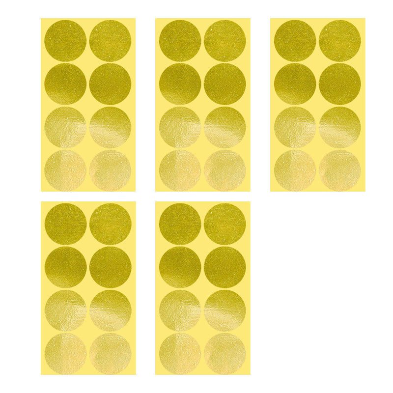 50mm Round Sticker Dots Adhesive Labels 1/5/15 Sheets