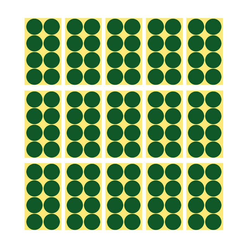50mm Round Sticker Dots Adhesive Labels 1/5/15 Sheets