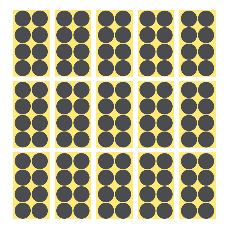 50mm Round Sticker Dots Adhesive Labels 1/5/15 Sheets