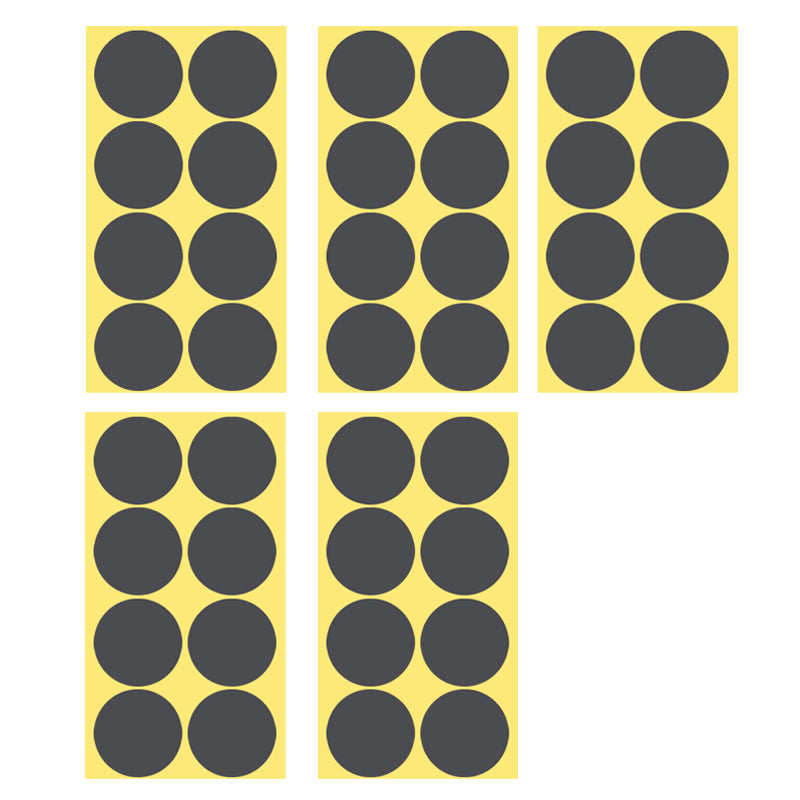 50mm Round Sticker Dots Adhesive Labels 1/5/15 Sheets