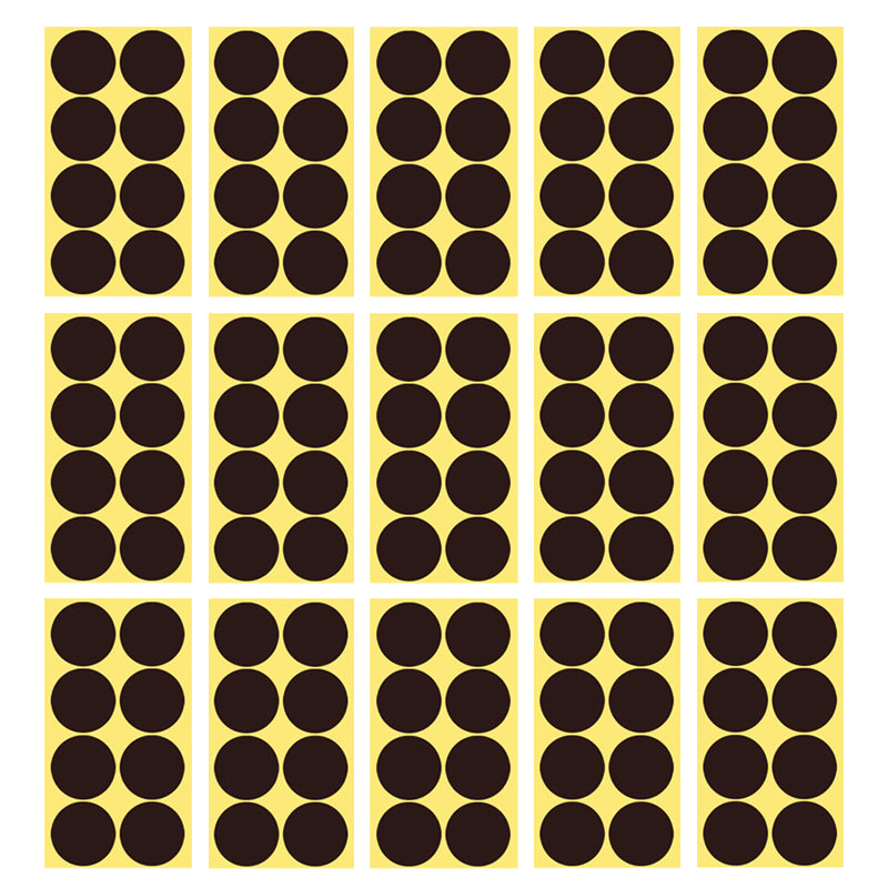 50mm Round Sticker Dots Adhesive Labels 1/5/15 Sheets