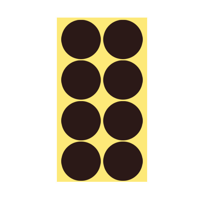 50mm Round Sticker Dots Adhesive Labels 1/5/15 Sheets