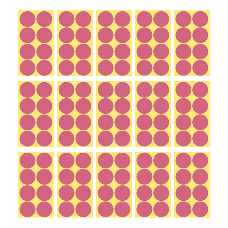 50mm Round Sticker Dots Adhesive Labels 1/5/15 Sheets