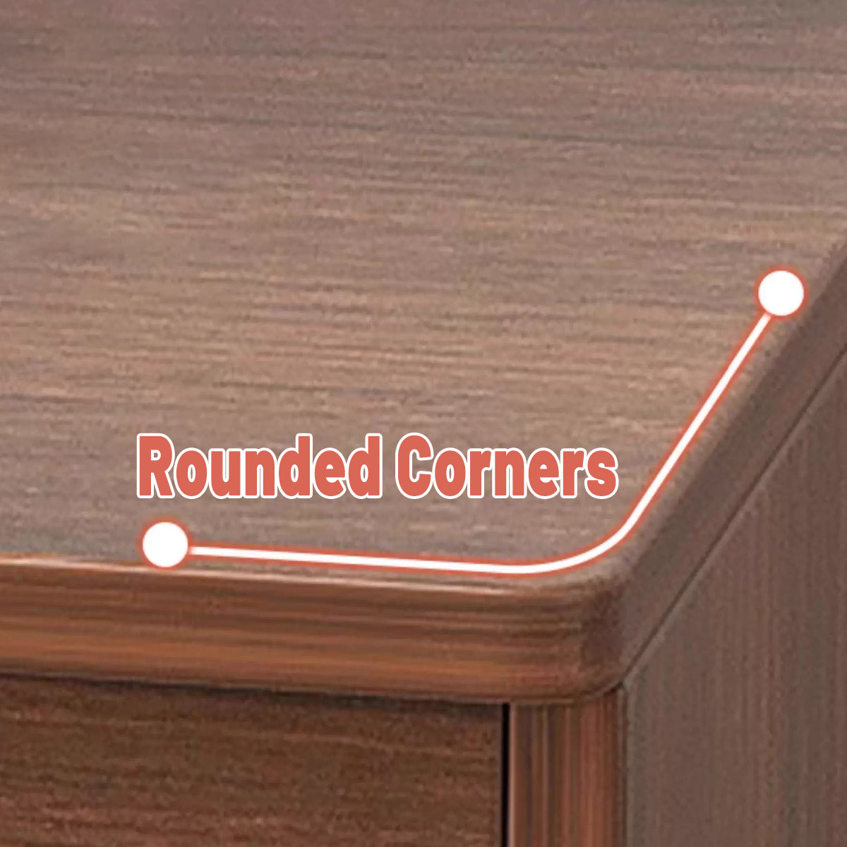 Lockable Movable Filing Cabinet with Wheels Large Capacity