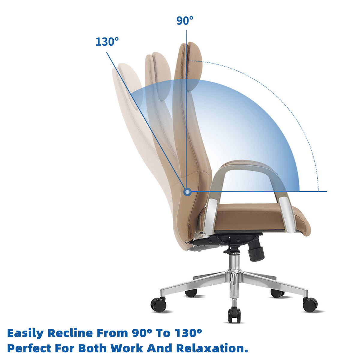 Ergonomic Office Chair Adjustable Height and Swivel