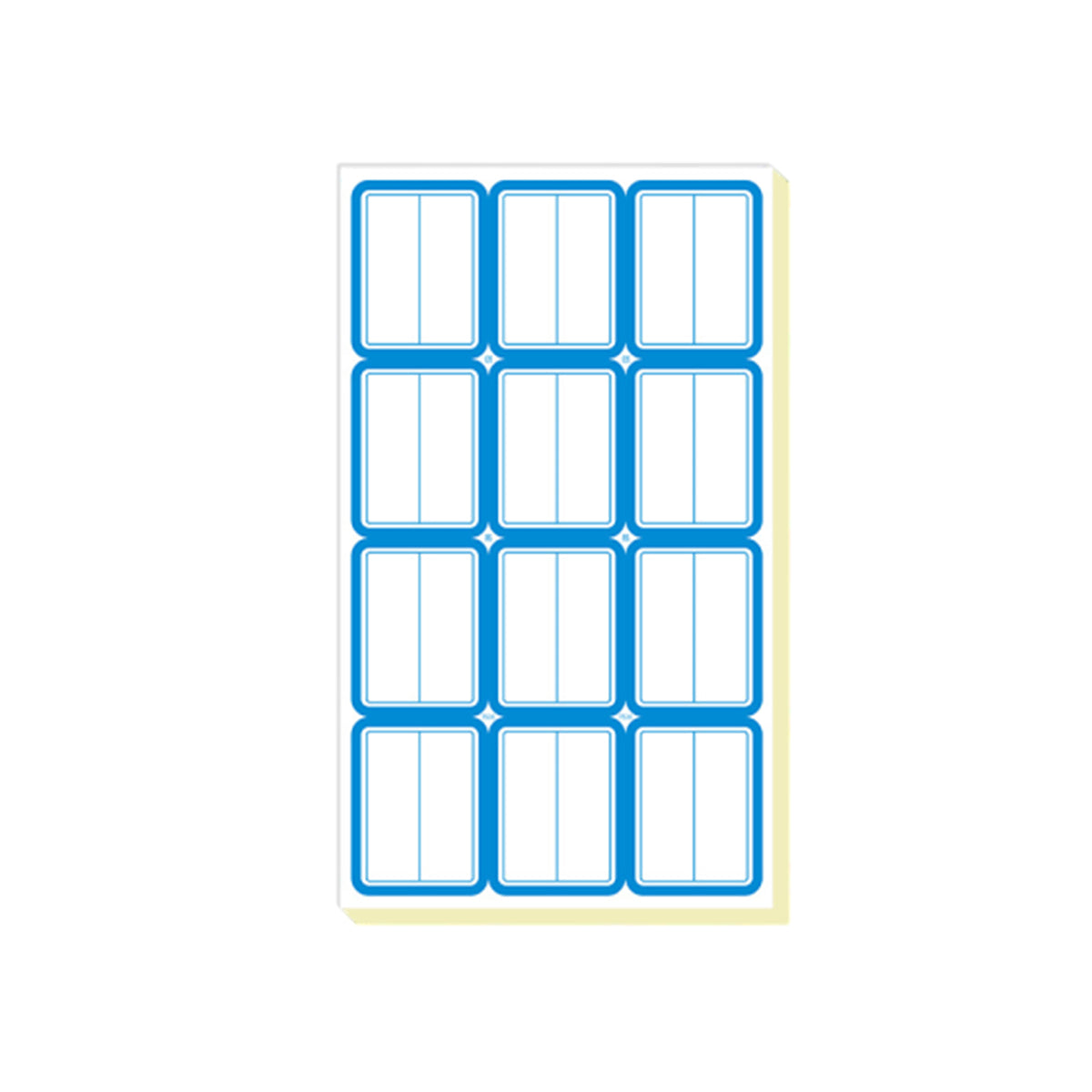 100 Pcs Price Stickers Blank Self-Adhesive Writable Labels