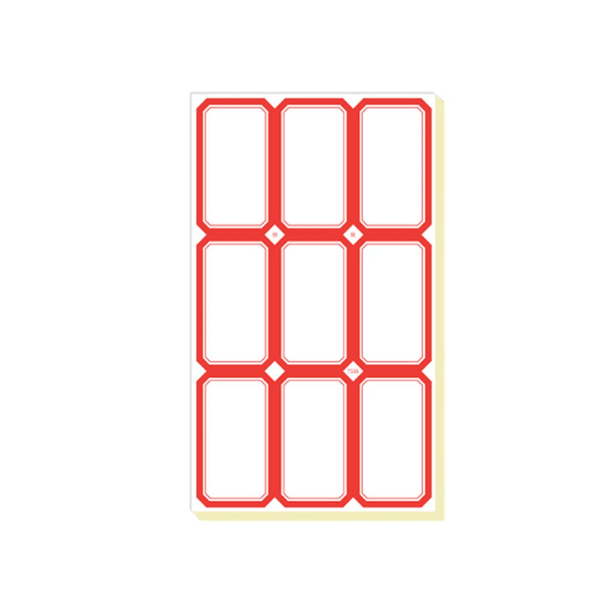 100 Pcs Price Stickers Blank Self-Adhesive Writable Labels