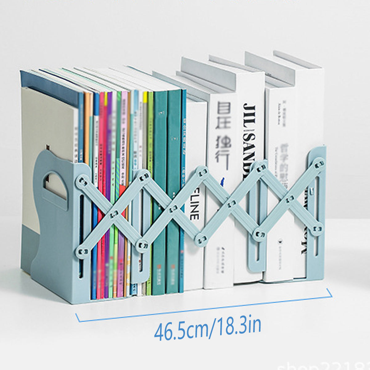 Retractable Book Stand Desk Organizer with Pen Holder