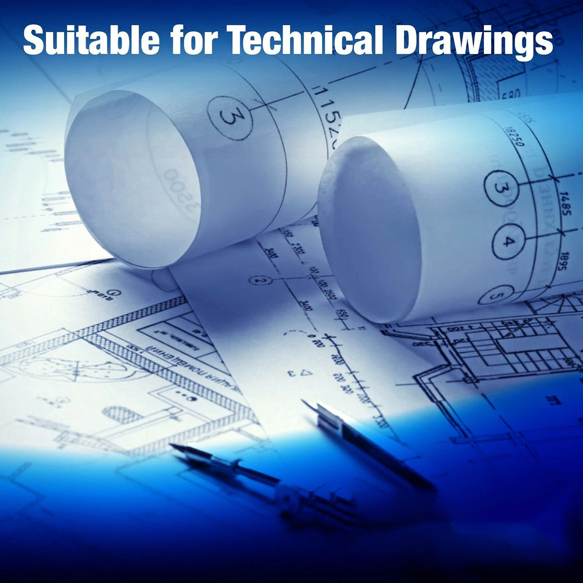 A1 Engineering Drawing Paper Roll 61cm 50m 80gsm