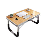 Aluminium Folding Laptop Table Portable Bed Desk with Stable Frame