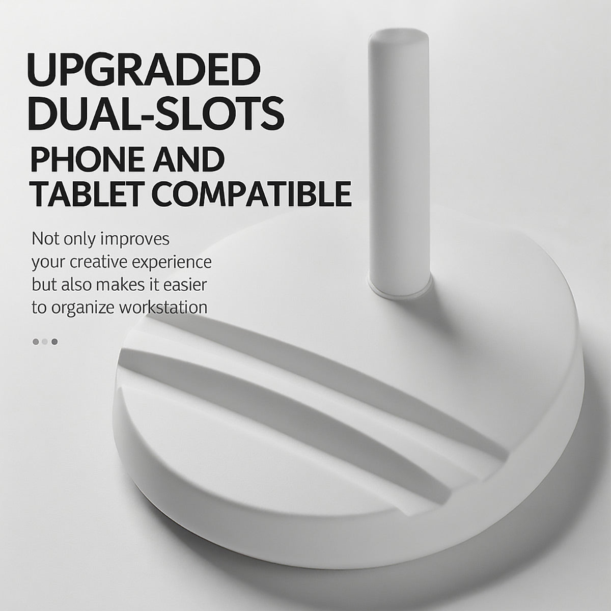Adjustable Headphone Stand with Phone Grooves Gaming