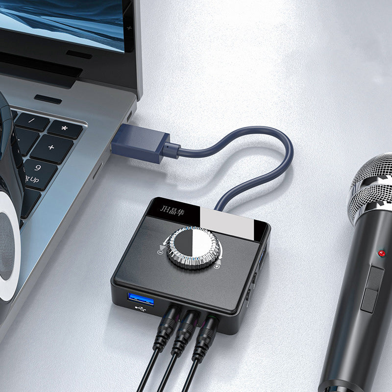 USB External Sound Card with Volume and Mute
