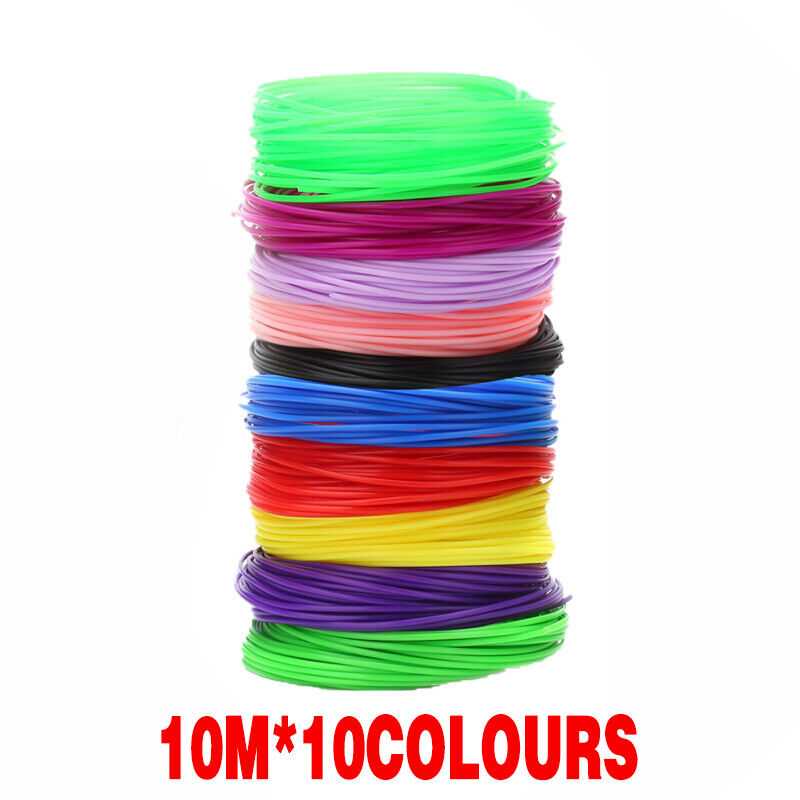 100M 10 Colours 3D Pen Filament PLA 1.75mm Set