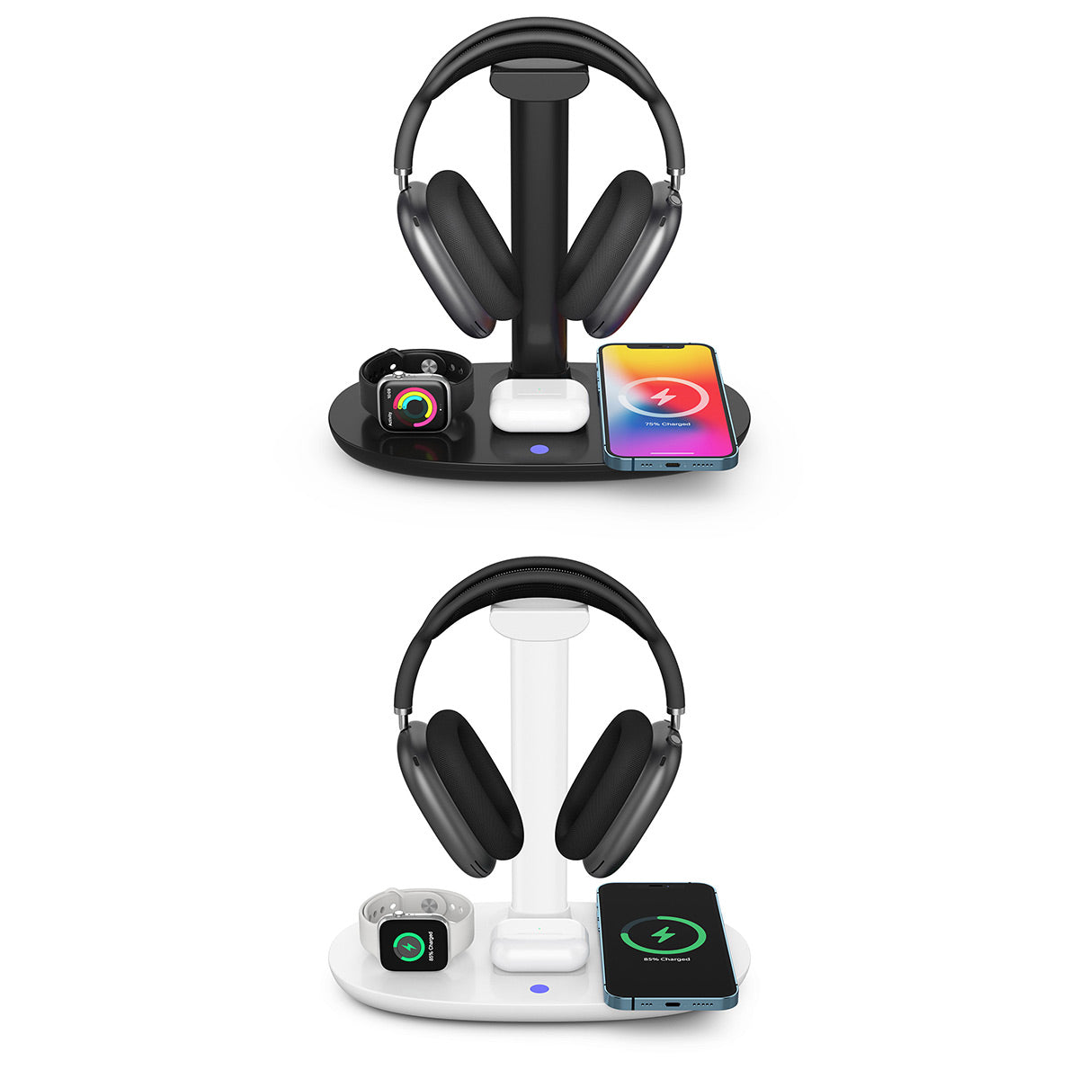 Headphone Stand Charging Station 15W Wireless Pad