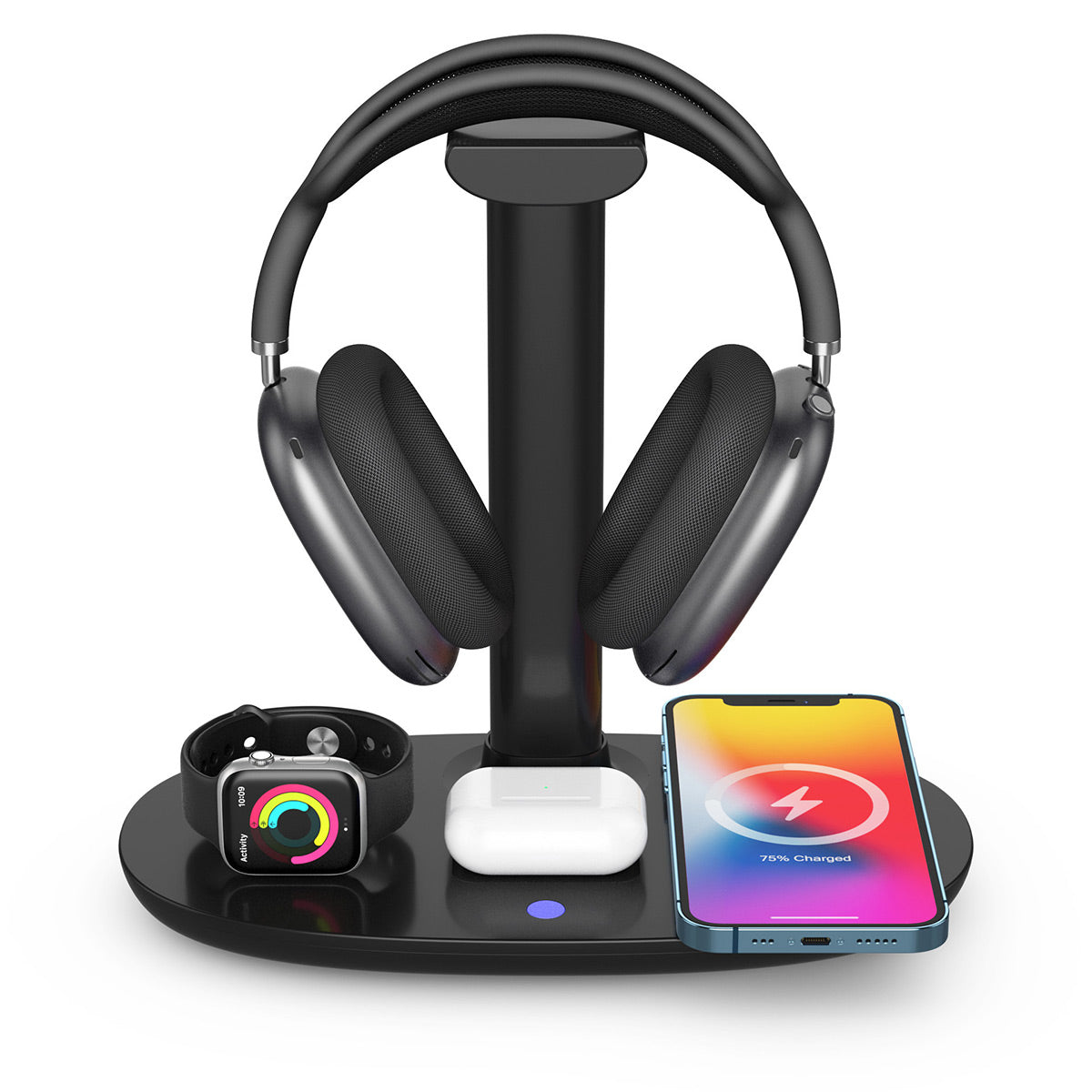 Headphone Stand Charging Station 15W Wireless Pad