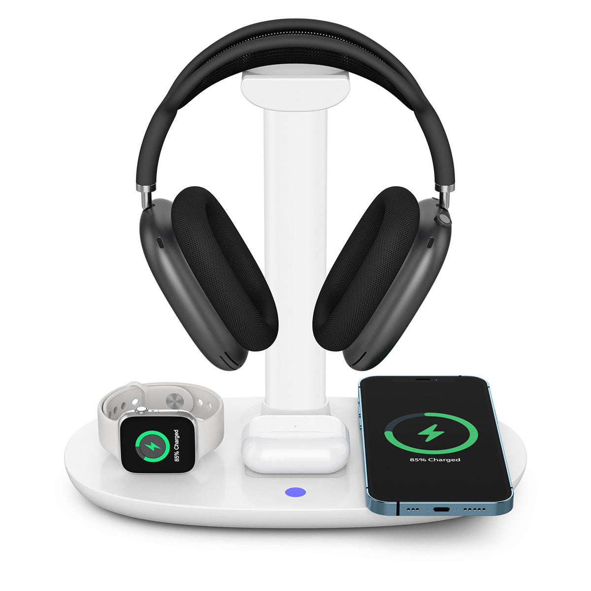 Headphone Stand Charging Station 15W Wireless Pad