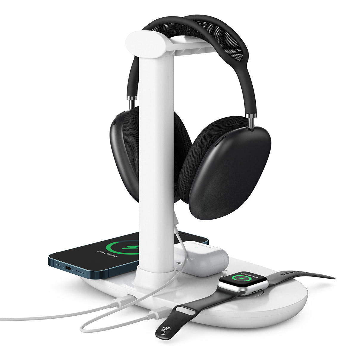 Headphone Stand Charging Station 15W Wireless Pad