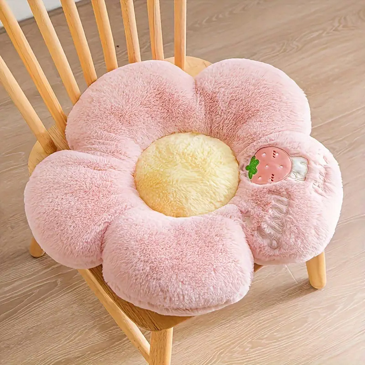 Sunflower Floor Cushion Soft Plush Chair Pad with Padding