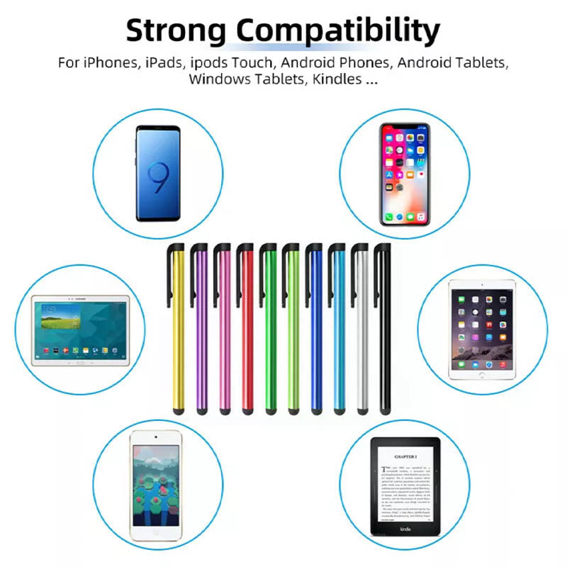10 Pcs Capacitive Stylus Pens for Touch Screen Devices