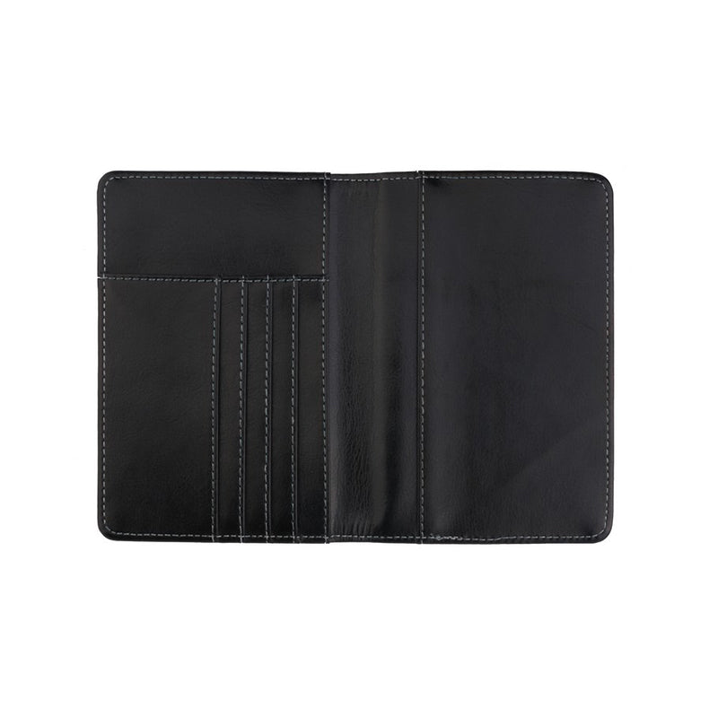Slim Synthetic Leather RFID Passport Wallet