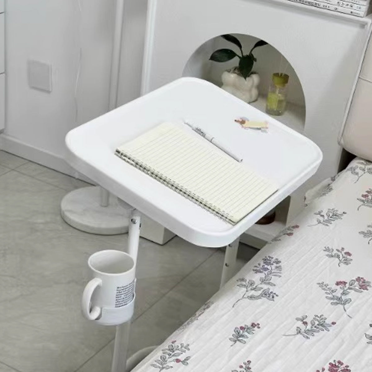 Adjustable Folding Table with Mobile Design and Tilt Desktop