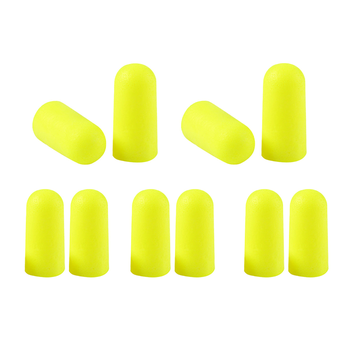 3M Foam Earplugs Yellow Moisture Resistant Soft Fit