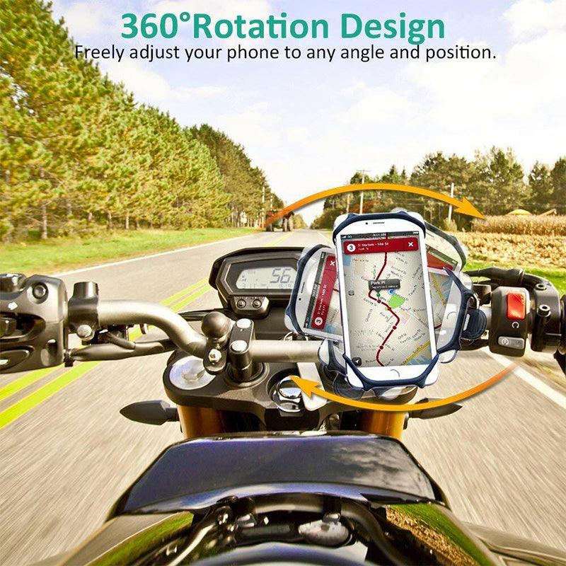 Silicone Bike Phone Mount with 360 Rotation