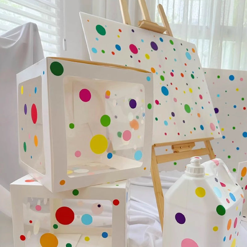 16 Sheets Round Dot Stickers Mixed Colours Self Adhesive