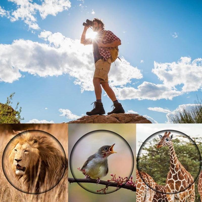 60x60 Binoculars Waterproof Low-Light Outdoor Travel Telescope